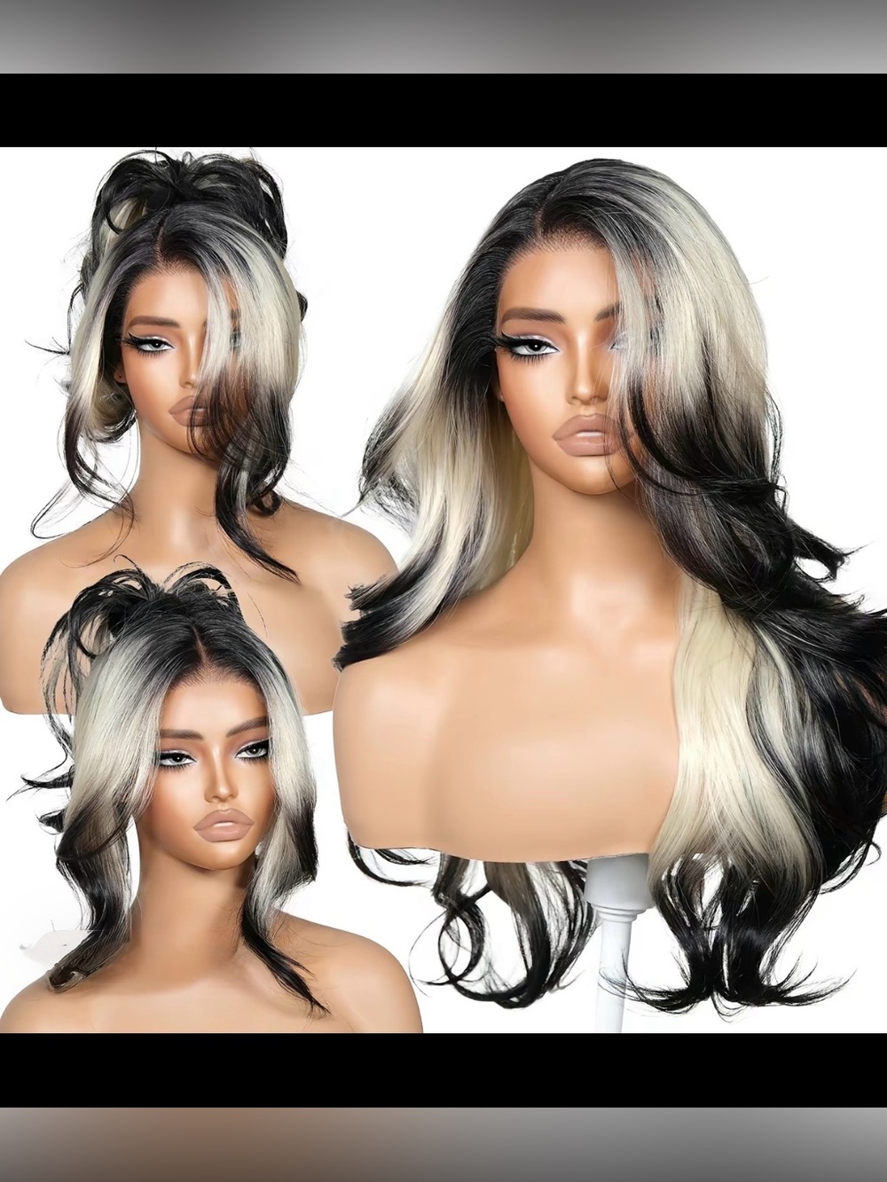Brown Bomb Ombré Blonde Black